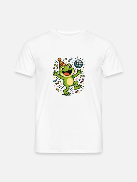 Party Frog - Men's T-Shirt - white