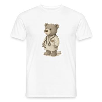 Lord Petzi Doktor - Männer T-Shirt - Weiß - Vorne - AI Model Male 178 dark (178cm)