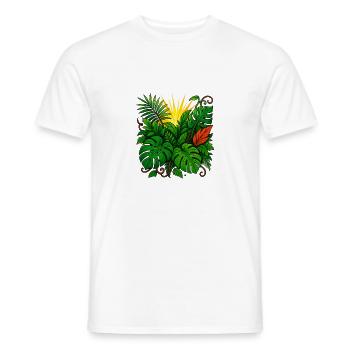Sunbeam Jungle Burst - Men's T-Shirt - white - Front - AI Model Male 178 dark (178cm)