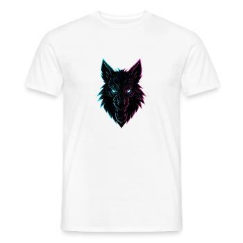 NEON FANG - Männer T-Shirt - Weiß - Vorne - AI Model Male 178 dark (178cm)