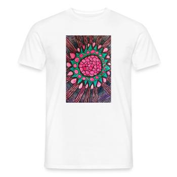 Framboise - T-shirt homme - blanc - Devant - AI Model Male 178 dark (178cm)