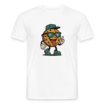 Cookie Walker - Men's T-Shirt - white - Front - AI Model Male 178 dark (178cm)