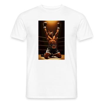 Champion Känguru Humanoider Boxer - Männer T-Shirt - Weiß - Vorne - AI Model Male 178 dark (178cm)