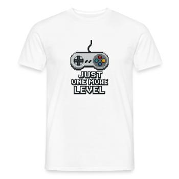 Pixel Neon Game Controller Design - Men's T-Shirt - white - Front - AI Model Male 178 dark (178cm)