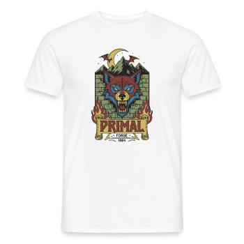 Forge du loup primordial 1984 - T-shirt homme - blanc - Devant - AI Model Male 178 dark (178cm)
