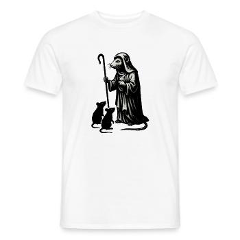 Pestdoktor und Mäuse - Männer T-Shirt - Weiß - Vorne - AI Model Male 178 dark (178cm)