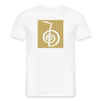 Reiki Maître Reiki Symbole Reiki - T-shirt homme - blanc - Devant - AI Model Male 178 dark (178cm)