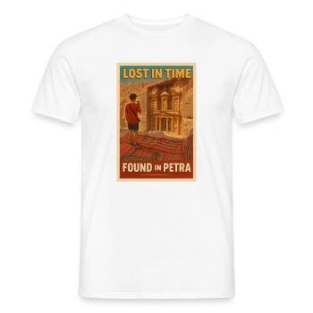 Petra - T-shirt homme - blanc - Devant - AI Model Male 178 dark (178cm)