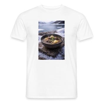 Suaasat - Männer T-Shirt - Weiß - Vorne - AI Model Male 178 dark (178cm)