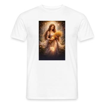 Vierge - T-shirt homme - blanc - Devant - AI Model Male 178 dark (178cm)