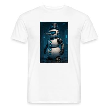 RockyZoo21 - Men's T-Shirt - white - Front - AI Model Male 178 dark (178cm)