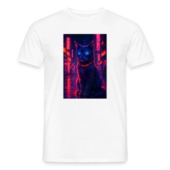RockyZoo26 - Men's T-Shirt - white - Front - AI Model Male 178 dark (178cm)