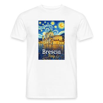 Brescia, Italien. - Männer T-Shirt - Weiß - Vorne - AI Model Male 178 dark (178cm)