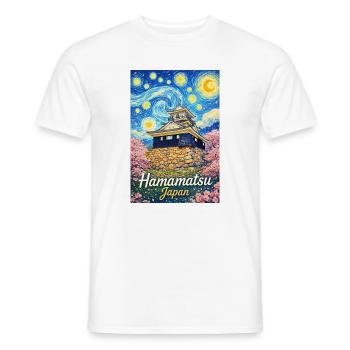 Hamamatsu Japan  - Männer T-Shirt - Weiß - Vorne - AI Model Male 178 dark (178cm)