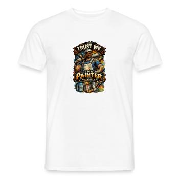 Vertrau mir, ich streiche Wände - Männer T-Shirt - Weiß - Vorne - AI Model Male 178 dark (178cm)