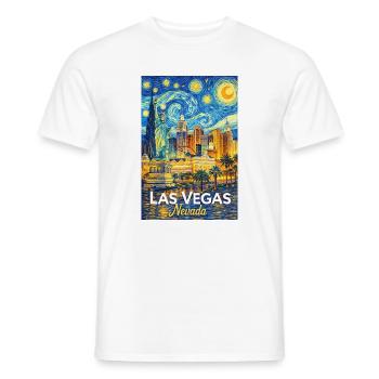 Las Vegas Nevada - Männer T-Shirt - Weiß - Vorne - AI Model Male 178 dark (178cm)