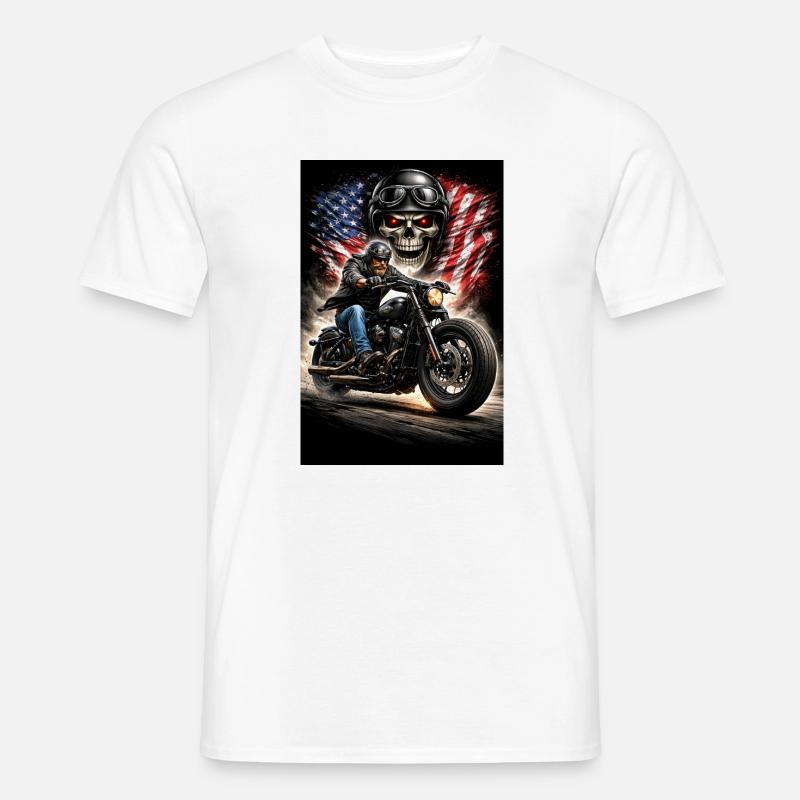 Freiheitsgeist - Männer T-Shirt - Weiß