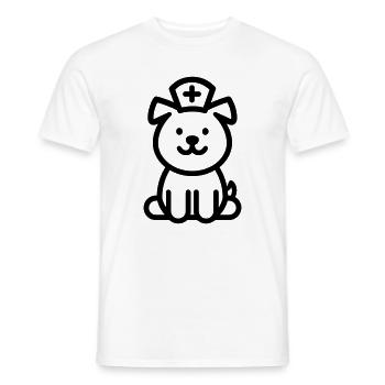 Krankenschwester - Männer T-Shirt - Weiß - Vorne - AI Model Male 178 dark (178cm)