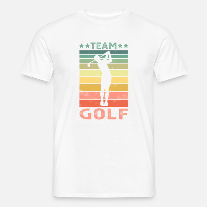 Golf - Männer T-Shirt - Weiß