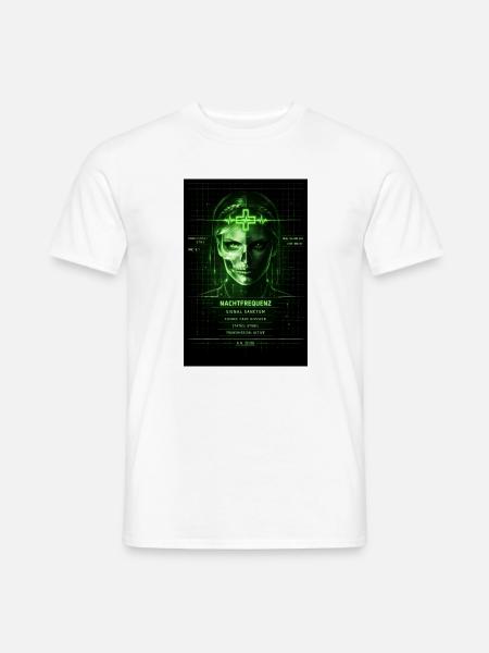 Nachtfrequenz Neonmedizin - Männer T-Shirt - Weiß