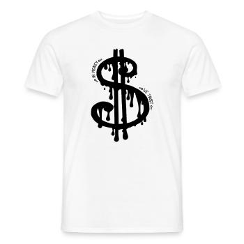 Slawischer Dollar - Männer T-Shirt - Weiß - Vorne - AI Model Male 178 dark (178cm)