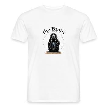 Motif de mise au point vintage pour appareil photo - T-shirt homme - blanc - Devant - AI Model Male 178 dark (178cm)