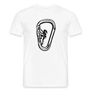 Filles grimpantes Grimpantes - T-shirt homme - blanc - Devant - AI Model Male 178 dark (178cm)