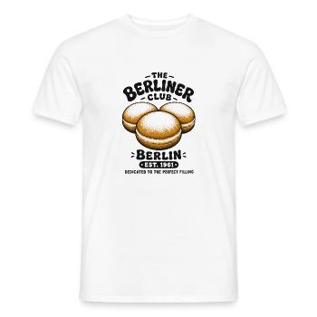 The Berliner Club – Berlin 1961 - Männer T-Shirt - Weiß - Vorne - AI Model Male 178 dark (178cm)
