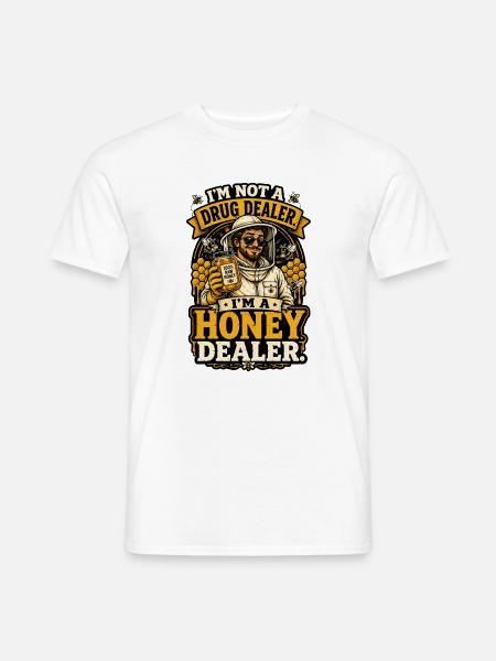 Honey Dealer Beekeeper - Männer T-Shirt - Weiß