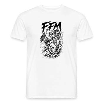 Frankfurt - Männer T-Shirt - Weiß - Vorne - AI Model Male 178 dark (178cm)