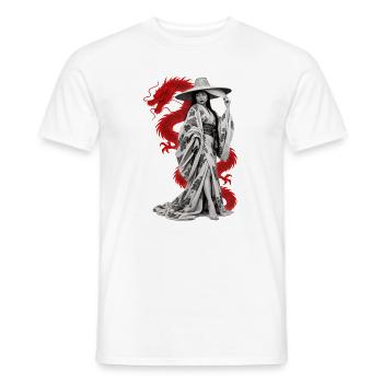 GOLDGRÄBER - Männer T-Shirt - Weiß - Vorne - AI Model Male 178 dark (178cm)