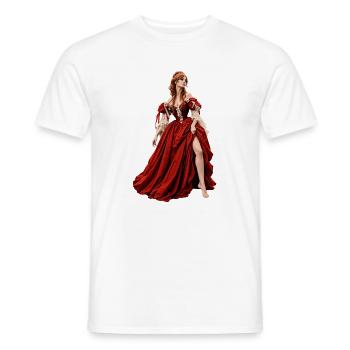 UNSCHULDIG UND BEZAUBERND - Männer T-Shirt - Weiß - Vorne - AI Model Male 178 dark (178cm)