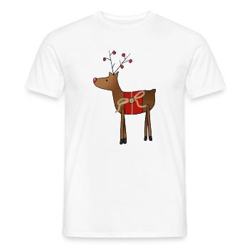 DekoRen - Männer T-Shirt - Weiß - Vorne - AI Model Male 178 dark (178cm)