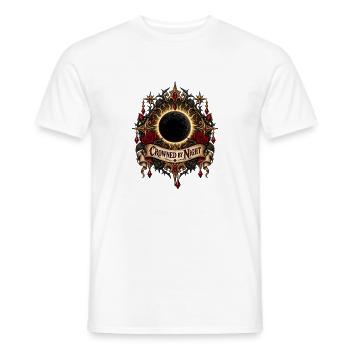 Krönt vom Nacht-Mondwrest. - Männer T-Shirt - Weiß - Vorne - AI Model Male 178 dark (178cm)