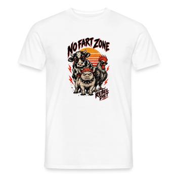 Furchtlose Zone: Rebellenfarm - Männer T-Shirt - Weiß - Vorne - AI Model Male 178 dark (178cm)