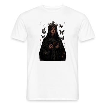 Dunkle Königin der Nachtreiche - Männer T-Shirt - Weiß - Vorne - AI Model Male 178 dark (178cm)