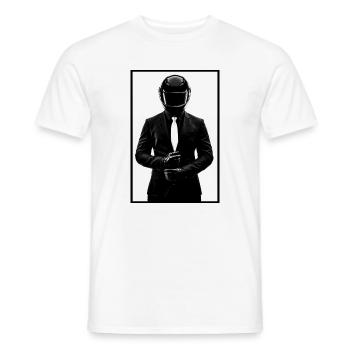 Black Raider - Männer T-Shirt - Weiß - Vorne - AI Model Male 178 dark (178cm)
