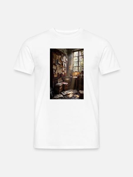Dusty Archiv-Studie - Männer T-Shirt - Weiß