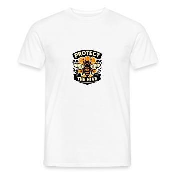 Schütze den Bienenstock - Männer T-Shirt - Weiß - Vorne - AI Model Male 178 dark (178cm)