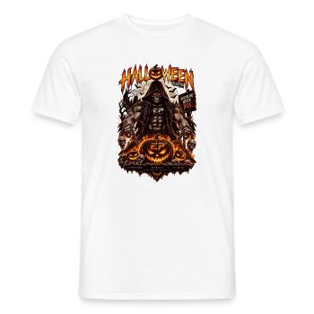 EP Halloween Reaper – Disziplin stirbt niemals - Männer T-Shirt - Weiß - Vorne - AI Model Male 178 dark (178cm)