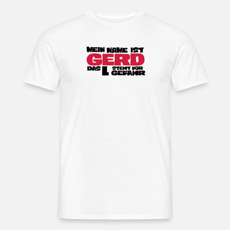 gerd - T-shirt homme - blanc