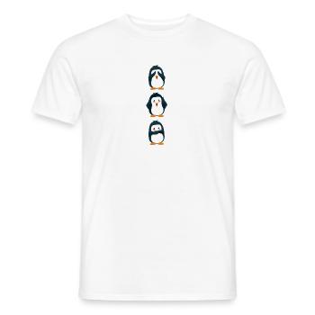 Penguin - Penguin - Men's T-Shirt - white - Front - AI Model Male 178 dark (178cm)