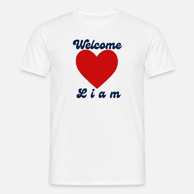 Welcome Liam - Männer T-Shirt - Weiß