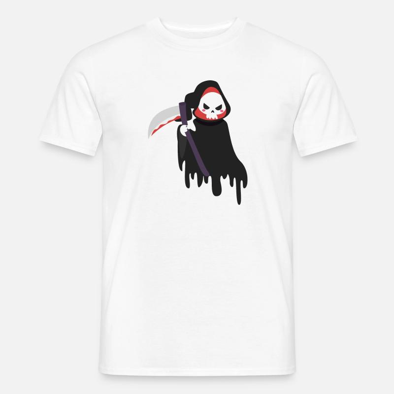 Sensenmann - Halloween - Männer T-Shirt - Weiß