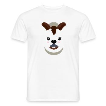 lama - T-shirt homme - blanc - Devant - AI Model Male 178 dark (178cm)