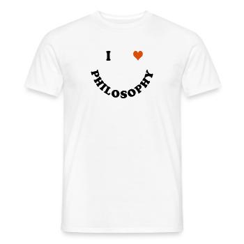 Philosophie - T-shirt homme - blanc - Devant - AI Model Male 178 dark (178cm)