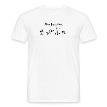 Alter Krassmann - Männer T-Shirt - Weiß - Vorne - AI Model Male 178 dark (178cm)