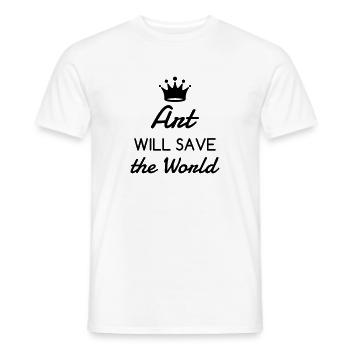 artiste / art / danse / musique - T-shirt homme - blanc - Devant - AI Model Male 178 dark (178cm)