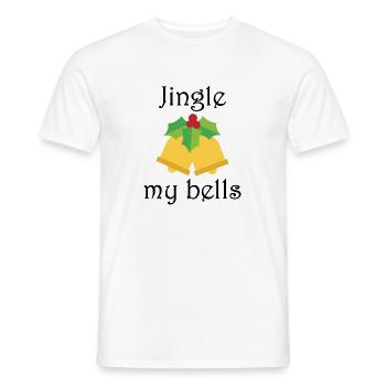 Jingle Meine Glocken - Männer T-Shirt - Weiß - Vorne - AI Model Male 178 dark (178cm)