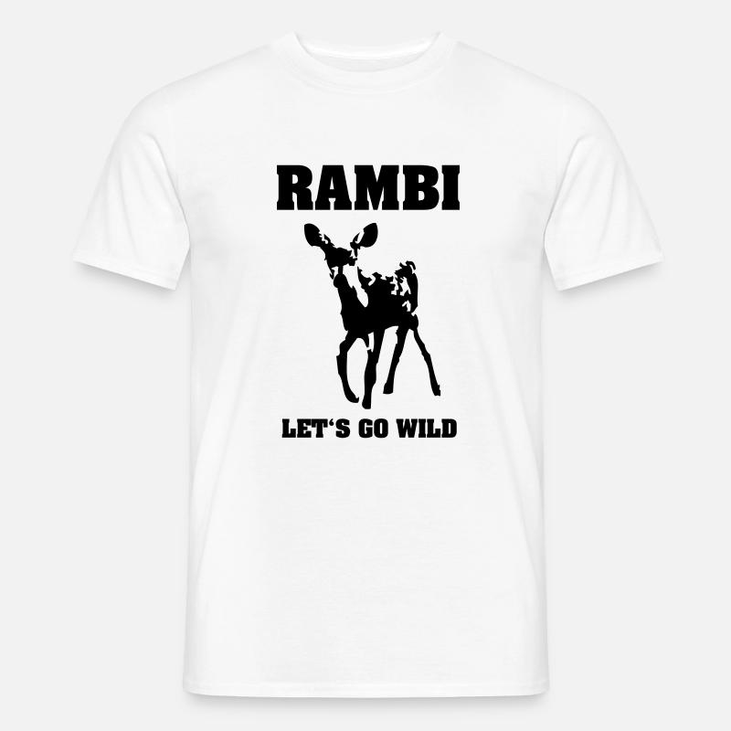 RAMBI II - Männer T-Shirt - Weiß